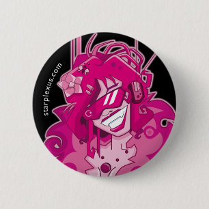 electric pink button