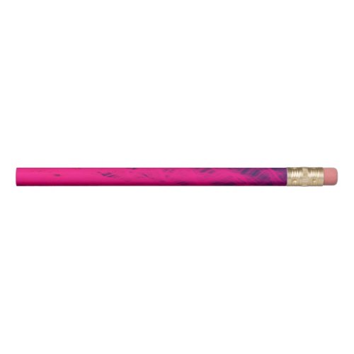Electric Pink Smoke Personalized Pencil