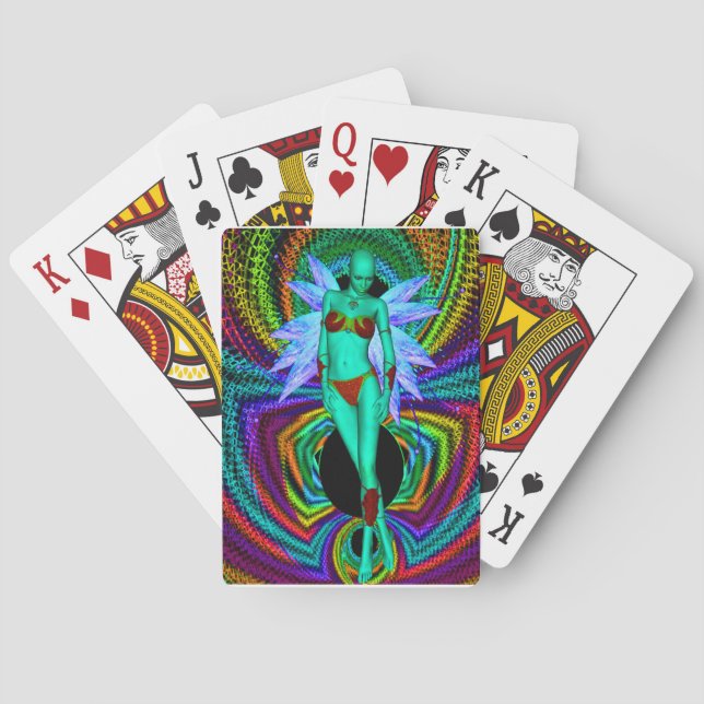 Electric Pixie Poker Cards (Back)