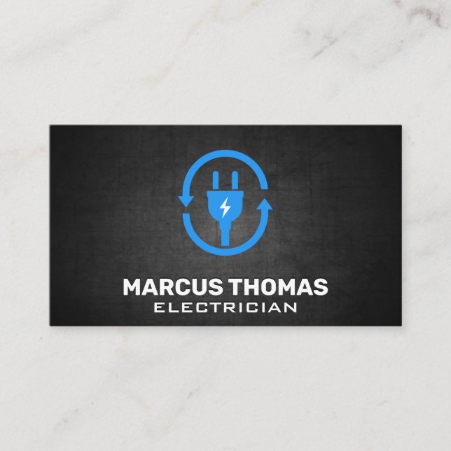 Electric Plug Appointment Card (Front)