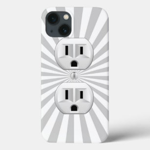 Electric Plug Wall Outlet Fun Customize This! iPhone 13 Case