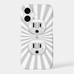 Electric Plug Wall Outlet Fun Customize This! iPhone 17 Case