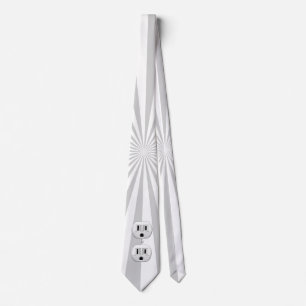 Electric Plug Wall Outlet Fun Customize This! Neck Tie