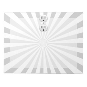 Electric Plug Wall Outlet Fun Customize This! Notepad