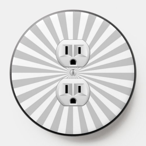 Electric Plug Wall Outlet Fun Customize This PopSocket