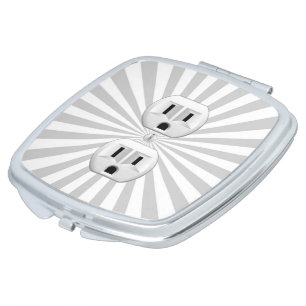 Electric Plug Wall Outlet Fun Customize This! Vanity Mirror