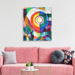 Electric Prisms No. 41 Sonia Delaunay Canvas Print