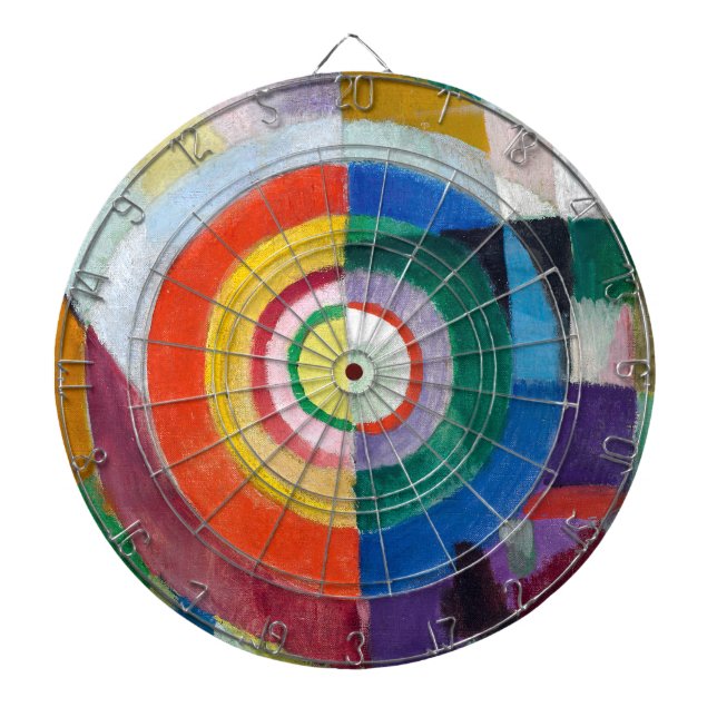 Electric Prisms No. 41 | Sonia Delaunay | Dart Board (Front)