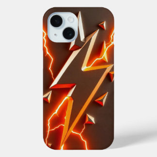 Electric Pulse: Lightning Bolt Edition iPhone 15 Case