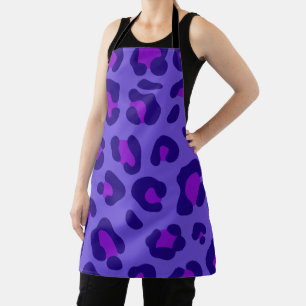 "Electric Purple Leopard" Apron