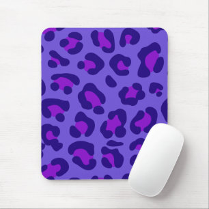 "Electric Purple Leopard" Mouse Pad