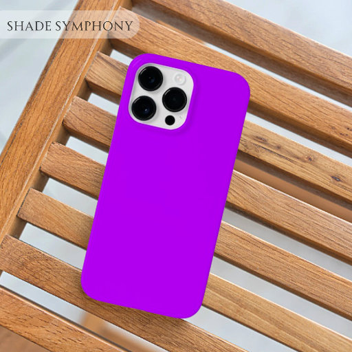 Electric Purple One of Best Solid Violet Shades Case-Mate iPhone 14 Pro Max Case