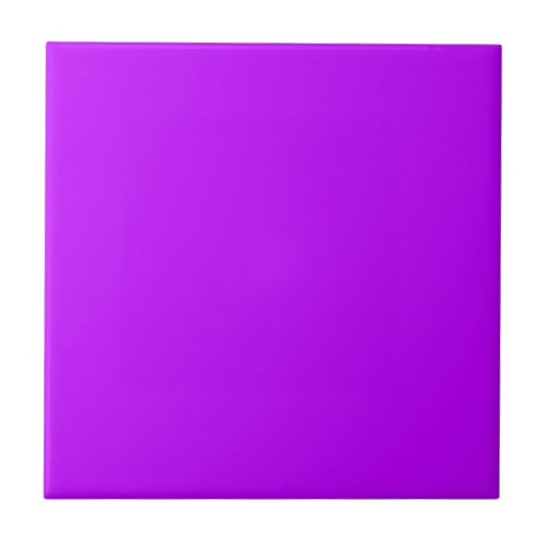 Electric Purple Solid Color Ceramic Tile