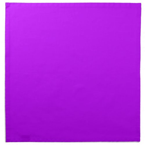 Electric Purple Solid Color Cloth Napkin