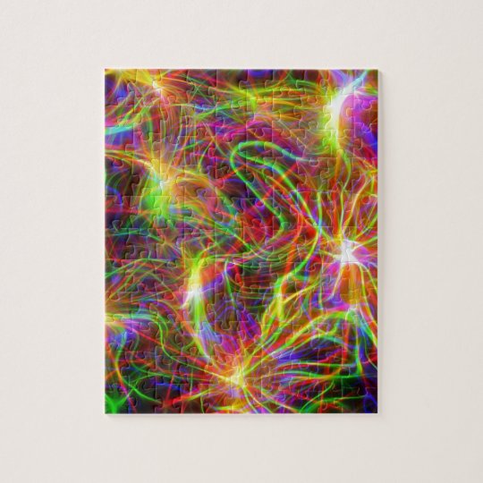 Electric Rainbow Jigsaw Puzzle