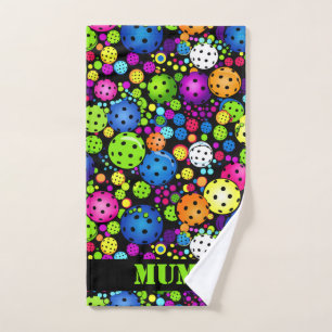Electric Rally custom text  Hand Towel