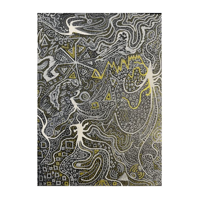 Electric Roots Acrylic Print (Front)