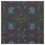 Electric Roses Abstract Fabric