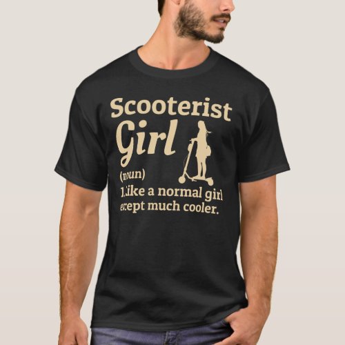 Electric Scooter Driver Motorized E_Scooter  T_Shirt
