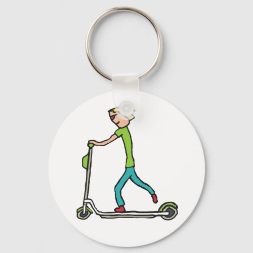 Electric Scooter Keychain