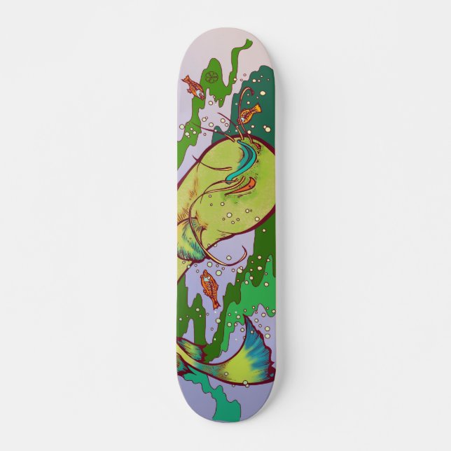 Electric Shock 2 Skateboard Deck (Front)
