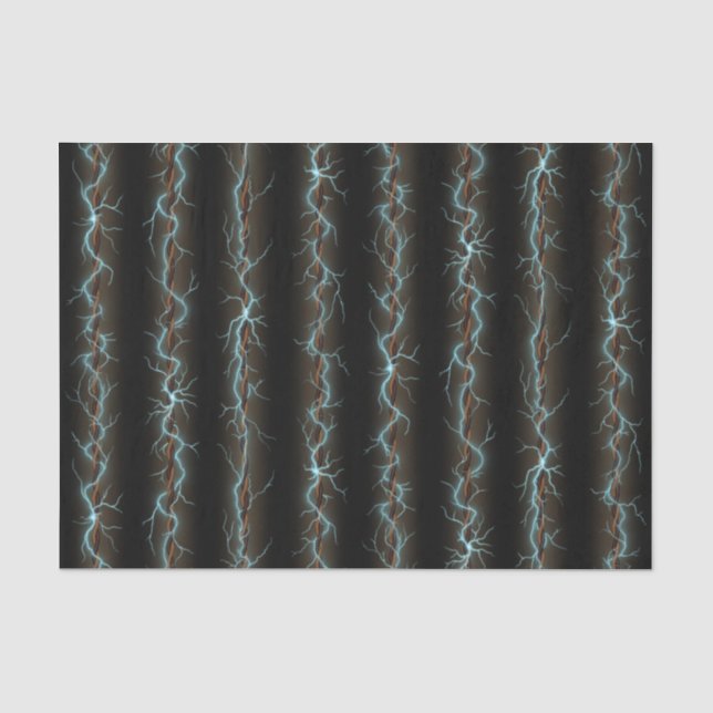 Electric Shock Industrial Grunge Style Wiring Tissue Paper (Front)