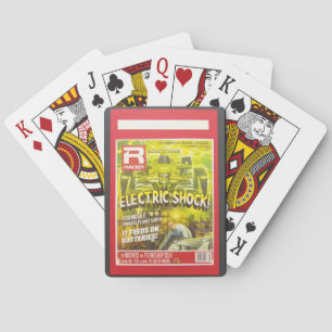 Electric Shock Si-Fi Car Playing Cards