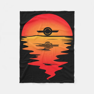 Electric Skateboard Onewheel Float Monowheel Vinta Fleece Blanket