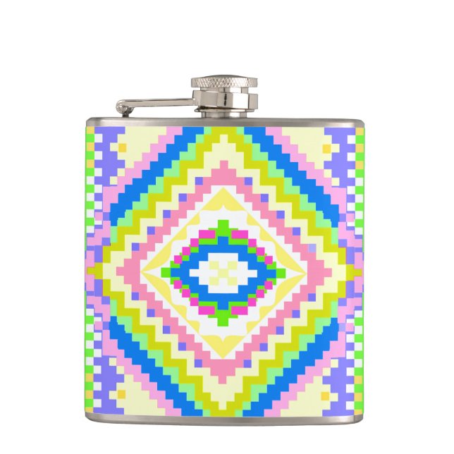 Electric Sky Weaver Flask (Front)