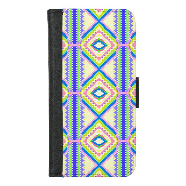 Electric Sky Weaver iPhone Wallet Case (Front)