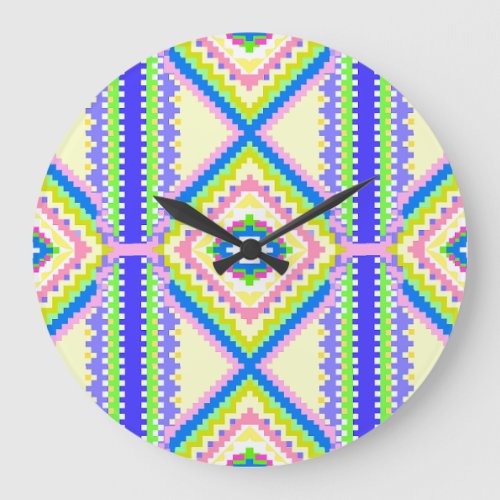 Electric Sky Weaver Large Clock