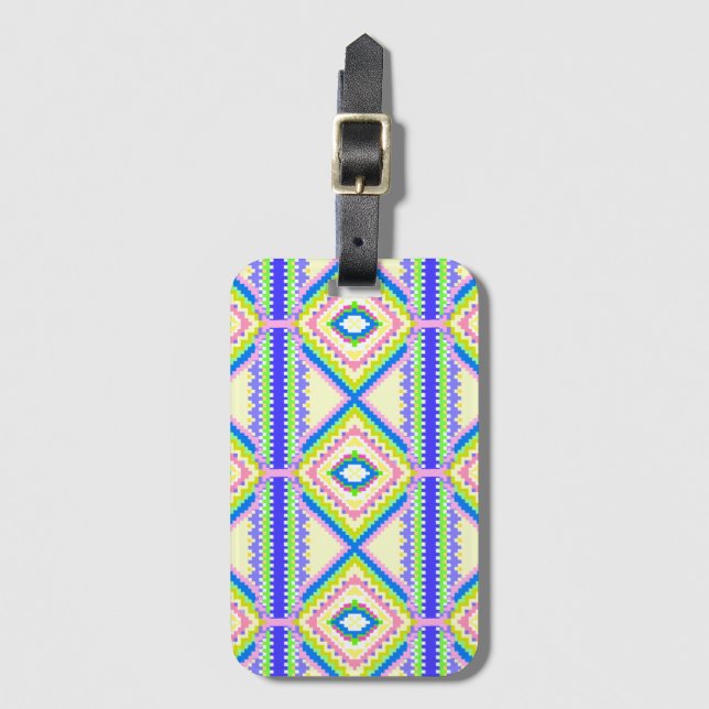 Electric Sky Weaver Luggage Tag (Front Vertical)