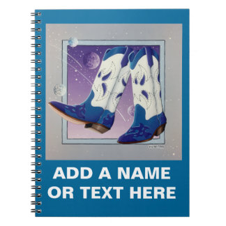 Electric Slide Cowboy Boots Notebook