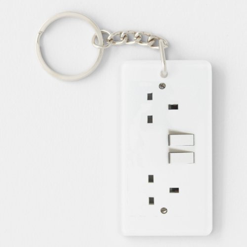 Electric socket from the UK Keychain