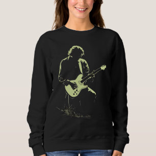 Electric Solitude Strings in the Dark Neon Silence Sweatshirt