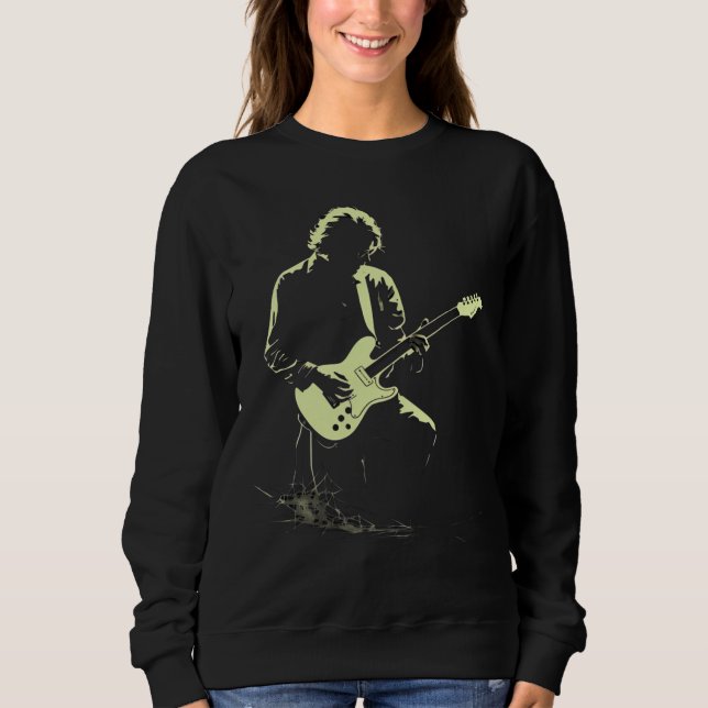 Electric Solitude Strings in the Dark Neon Silence Sweatshirt (Front)