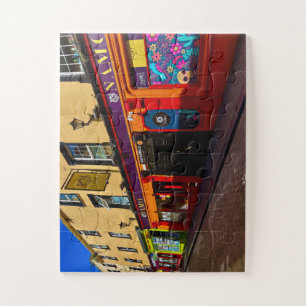 Electric Storefronts Colorful Cork, Ireland Jigsaw Puzzle