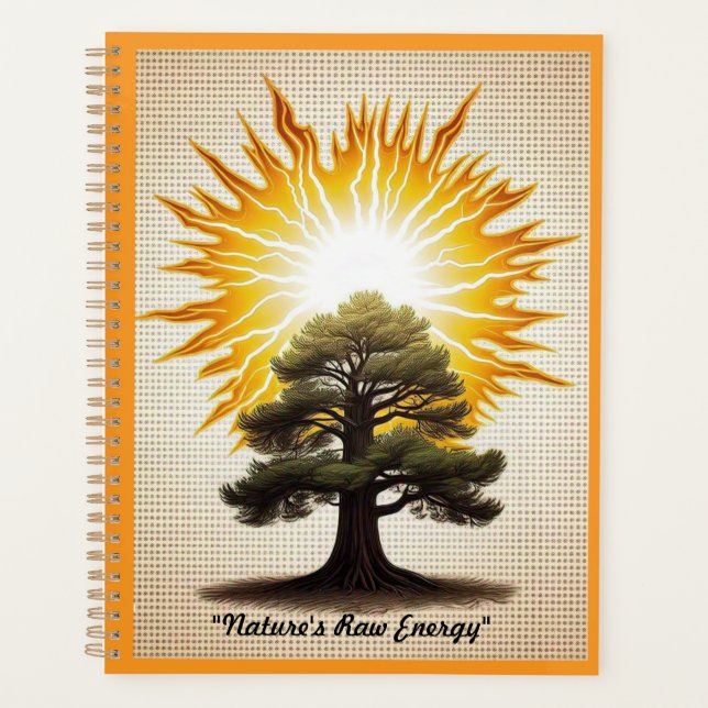 "Electric Storm Clouds" Planner (Front)