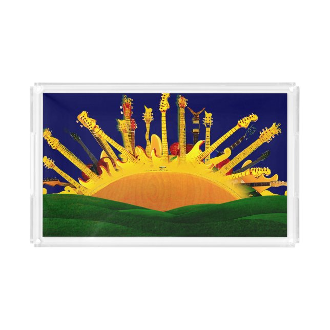 ELECTRIC SUNSET! ACRYLIC TRAY (Front)