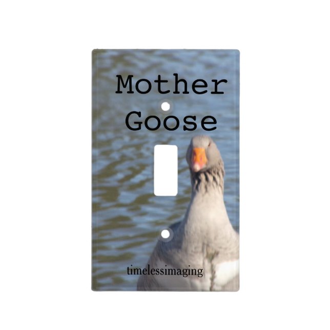 Electric Switch Covers with Mother Goose on them.  (Front)