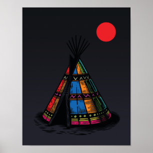 Electric Teepee Poster