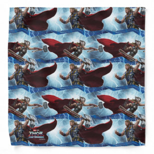 Electric Thor and Mighty Thor Pattern Bandana