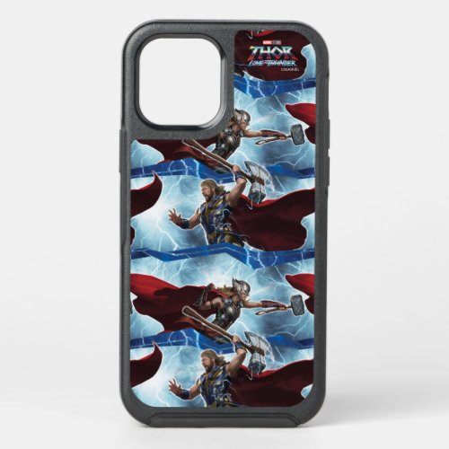 Electric Thor and Mighty Thor Pattern OtterBox Symmetry iPhone 12 Case
