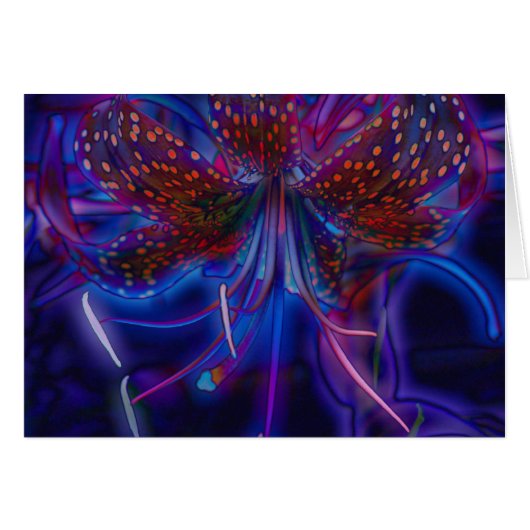Electric Tiger Lily Cards (Front Horizontal)