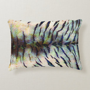 Electric Tiger Skin Print Accent Pillow