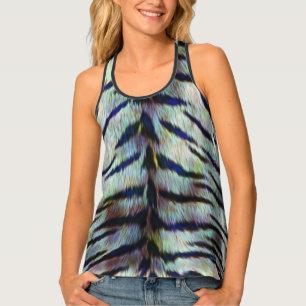 Electric Tiger Skin Print Tank Top