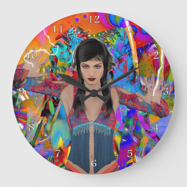 Electric Traveler Large Clock (Front)