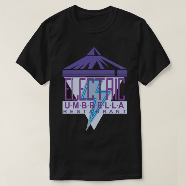 Electric Umbrella Restaurant Classic T-Shirt (Design Front)
