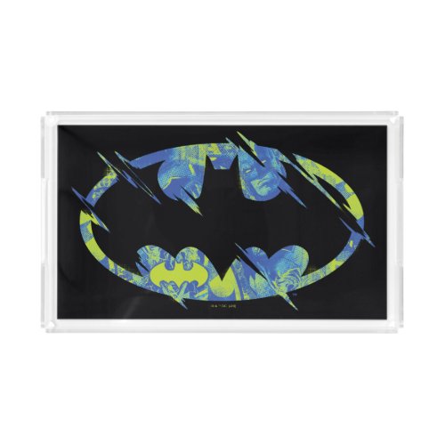 Electric Up Batman Symbol Acrylic Tray