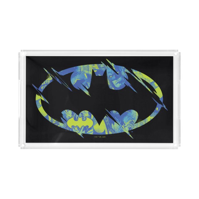 Electric Up Batman Symbol Acrylic Tray (Front)
